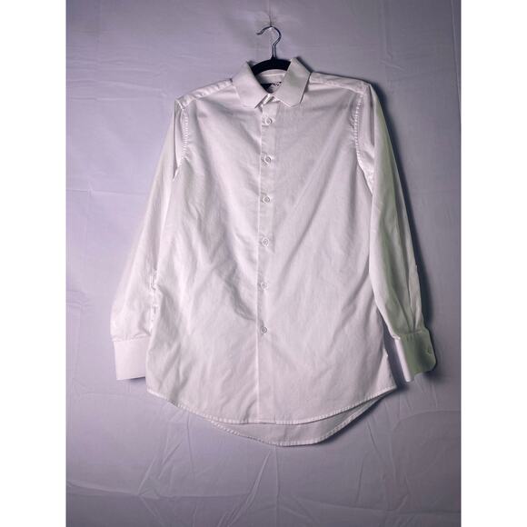 Louis Vuitton White Button Up Long Sleeve Dress Shirt Men's Size Large - Picture 1 of 2